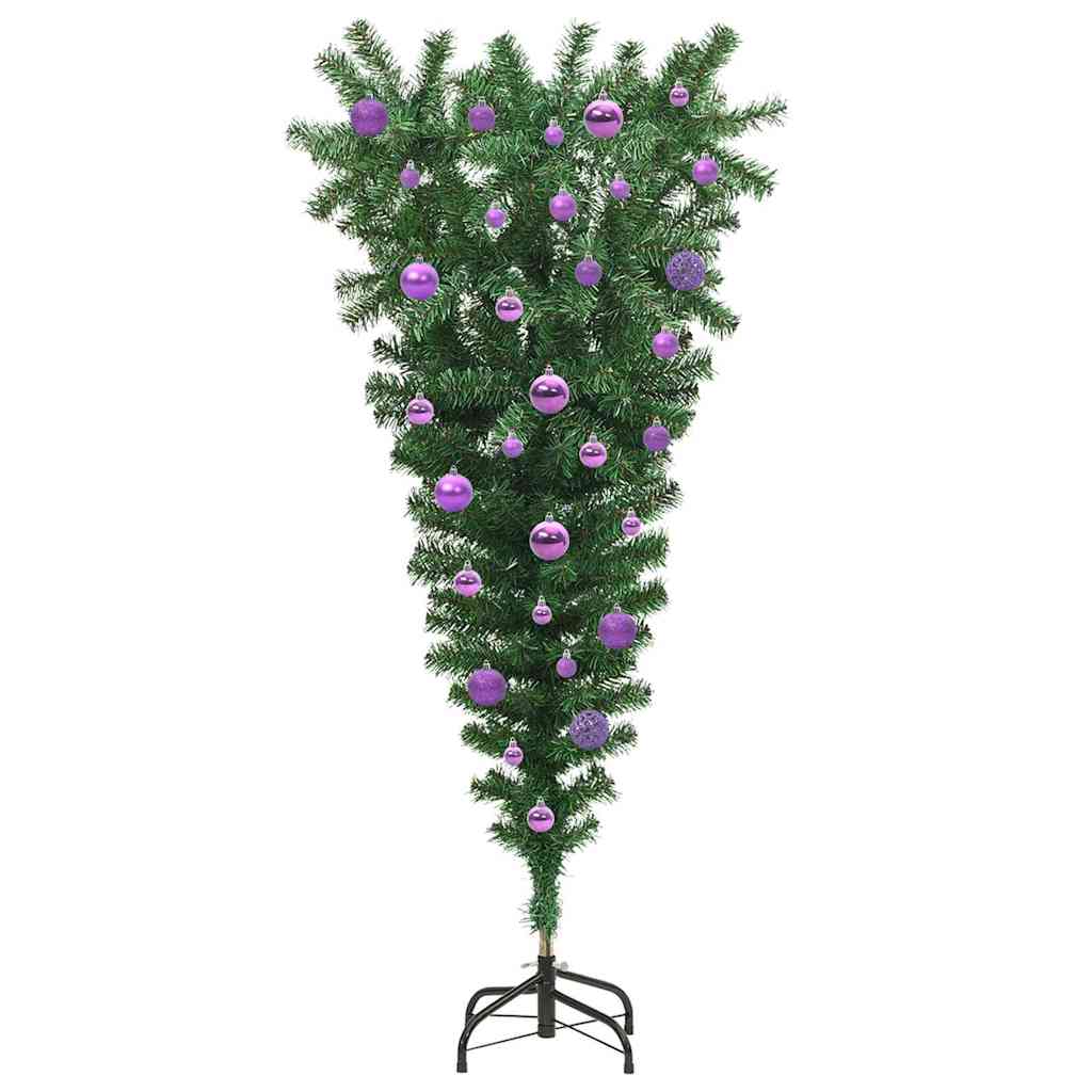 Brad de Crăciun artificial pre-iluminat cu set de mingi 150 cm GartenMobel Dekor