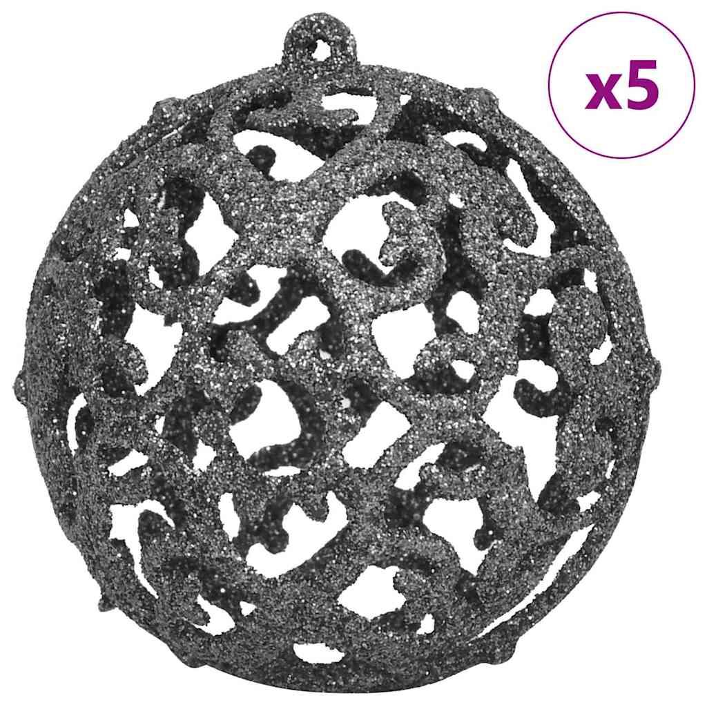 Pom de Crăciun artificial pre-iluminat Negru 150 cm PVC GartenMobel Dekor