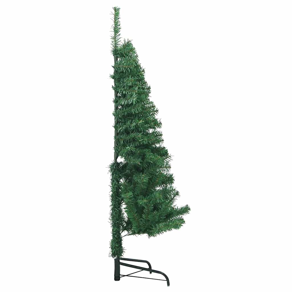 Pom de Crăciun Artificial pentru Colț Verde 150 cm PVC și Metal GartenMobel Dekor