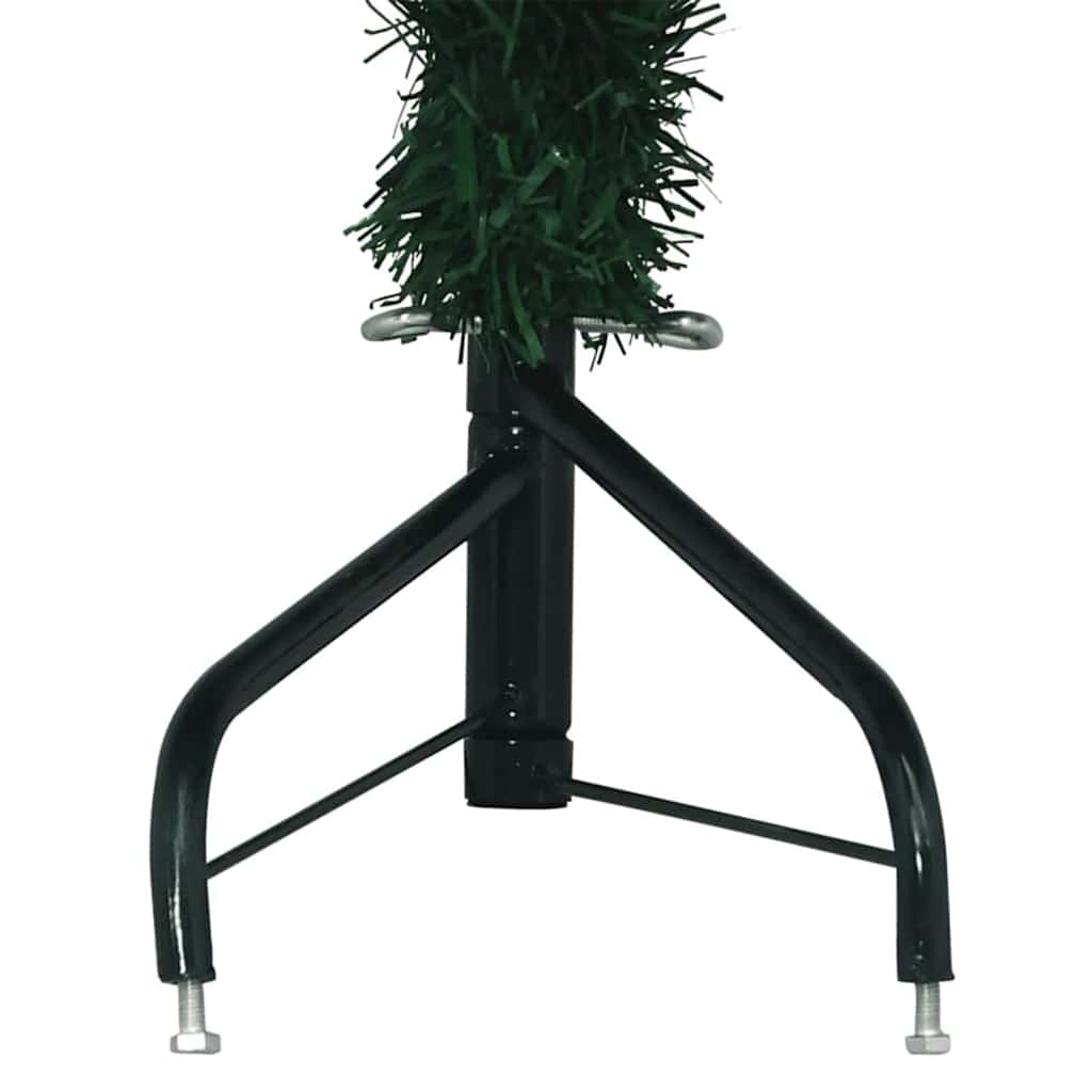 Pom de Crăciun Artificial pentru Colț Verde 240 cm PVC și Metal GartenMobel Dekor