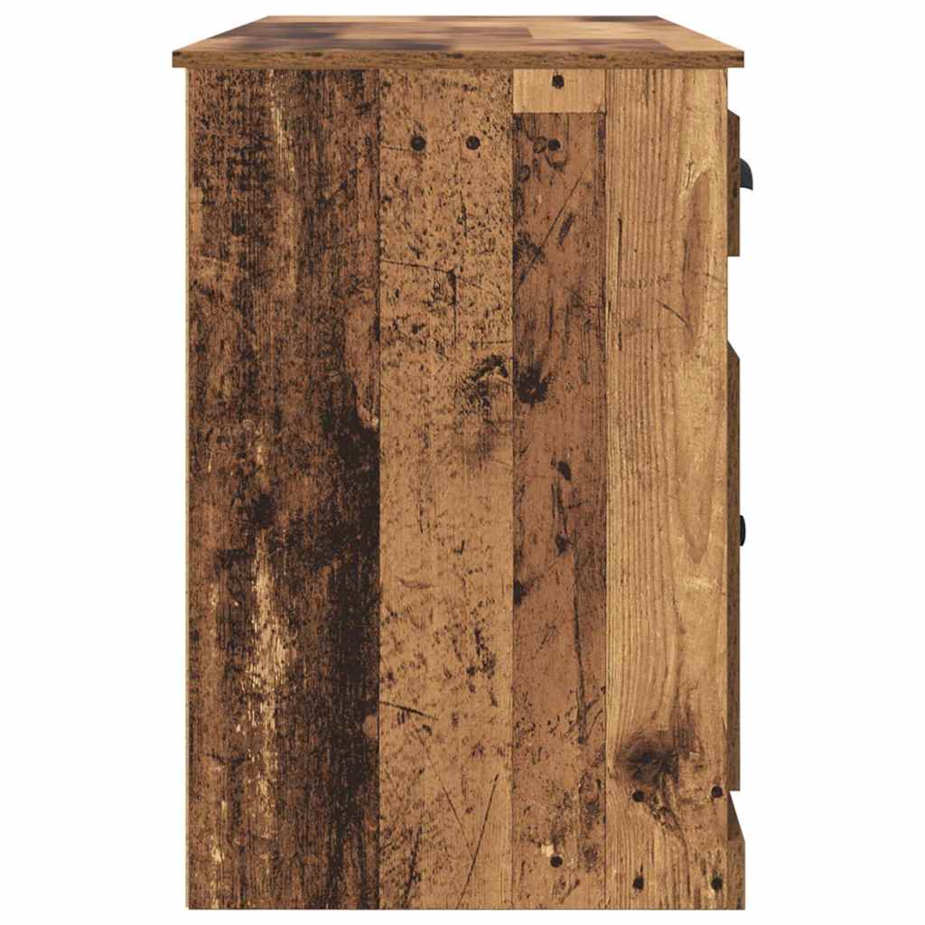 Birou cu dulap Lemn Vechi 154,5 x 50 x 75 cm Lemn compozit GartenMobel Dekor