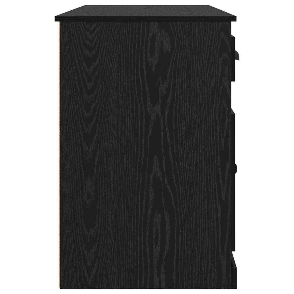 Birou cu dulap Stejar Negru 154,5 x 50 x 75 cm Lemn compozit GartenMobel Dekor