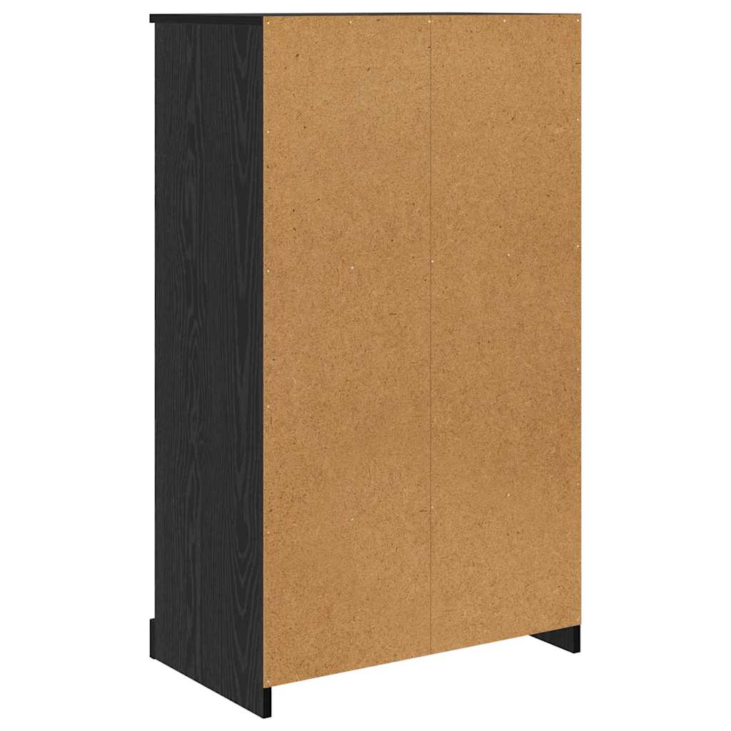 Bufet cu sertar 3 pcs Stejar Negru Lemn compozit GartenMobel Dekor