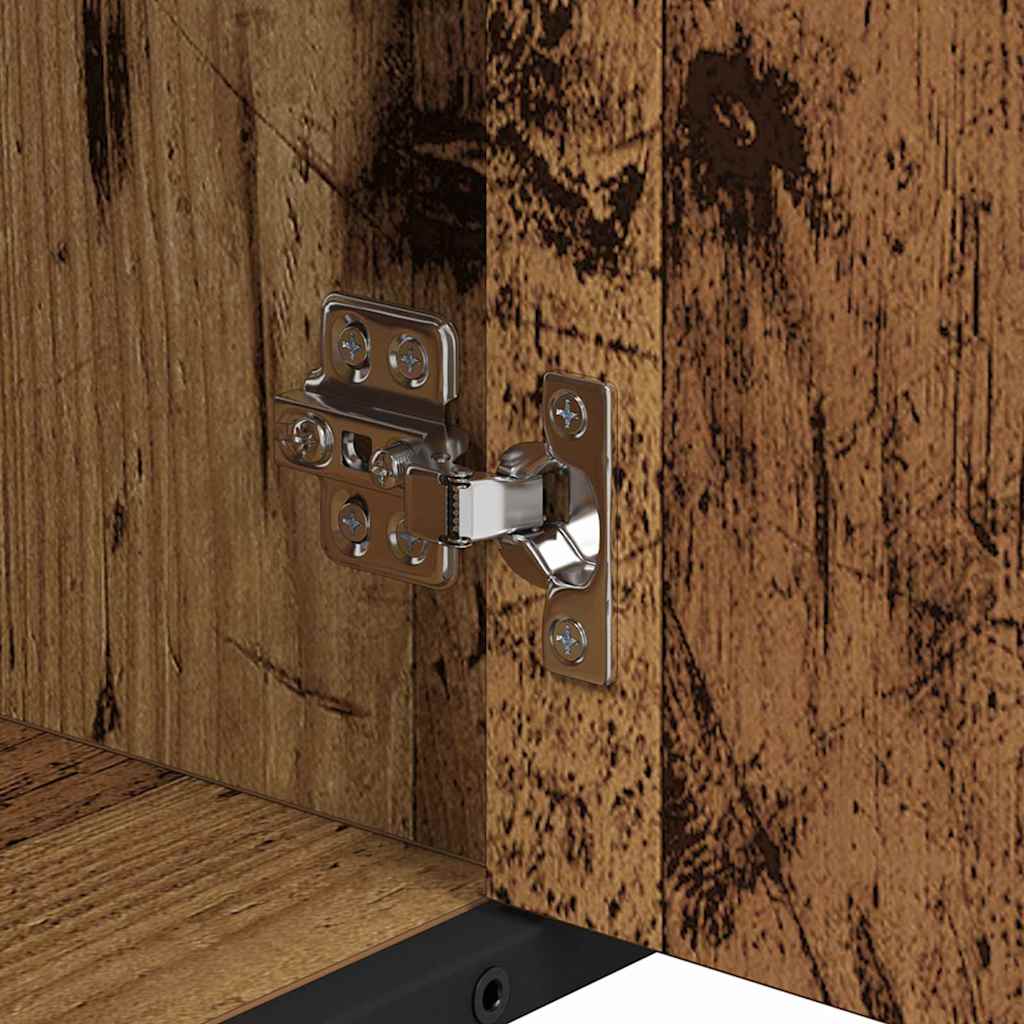 Set de mobilier pentru baie 3 pcs Lemn vechi 80 x 33 x 60 cm GartenMobel Dekor