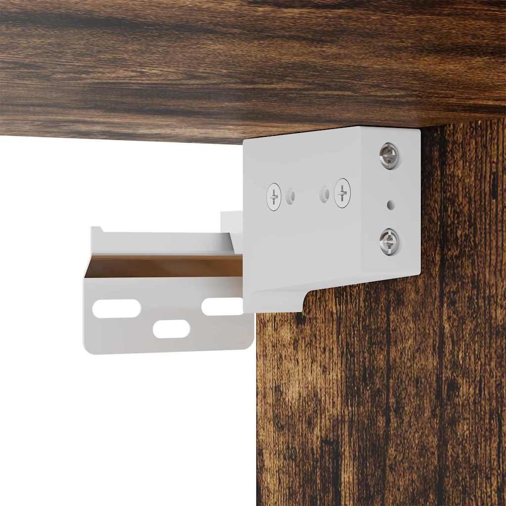 Unități TV Pe perete 6 pcs Lemn vechi Lemn compozit GartenMobel Dekor