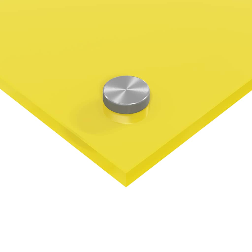 Spate de bucătărie 2 pcs Galben 110 x 50 cm sticlă securizată GartenMobel Dekor