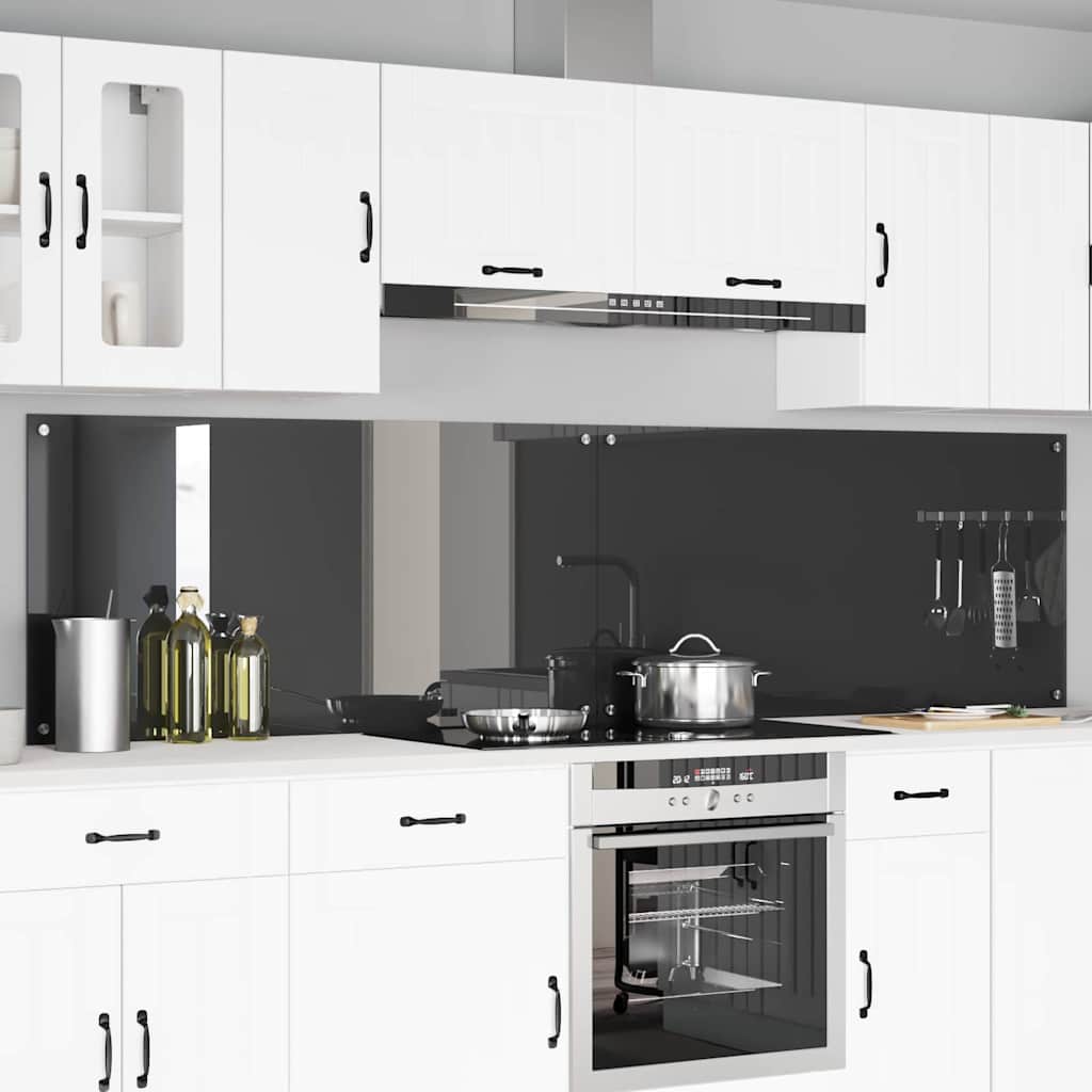 Spate de bucătărie 2 pcs Gri închis 120 x 60 cm GartenMobel Dekor