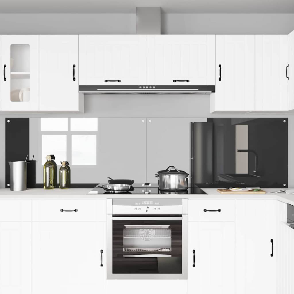 Spate de bucătărie 2 pcs Gri închis 120 x 60 cm GartenMobel Dekor