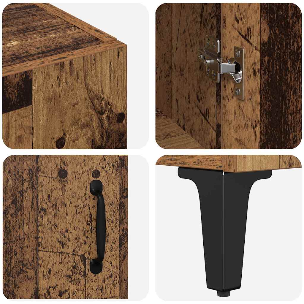 Bufet Pe perete Lemn Vechi 69,5 x 34 x 180 cm Lemn compozit GartenMobel Dekor