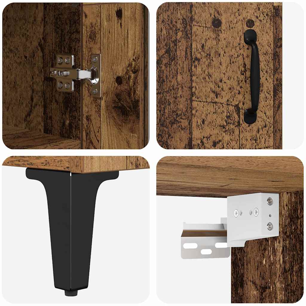 Bufet Pe perete Lemn Vechi 69,5 x 34 x 180 cm Lemn compozit GartenMobel Dekor