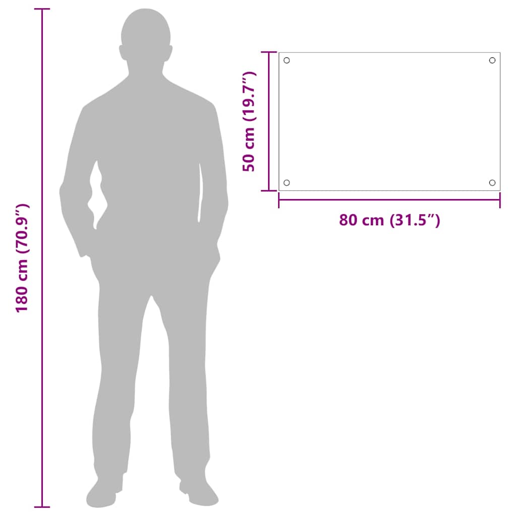 Spate de bucătărie Negru 80 x 50 cm sticlă securizată GartenMobel Dekor