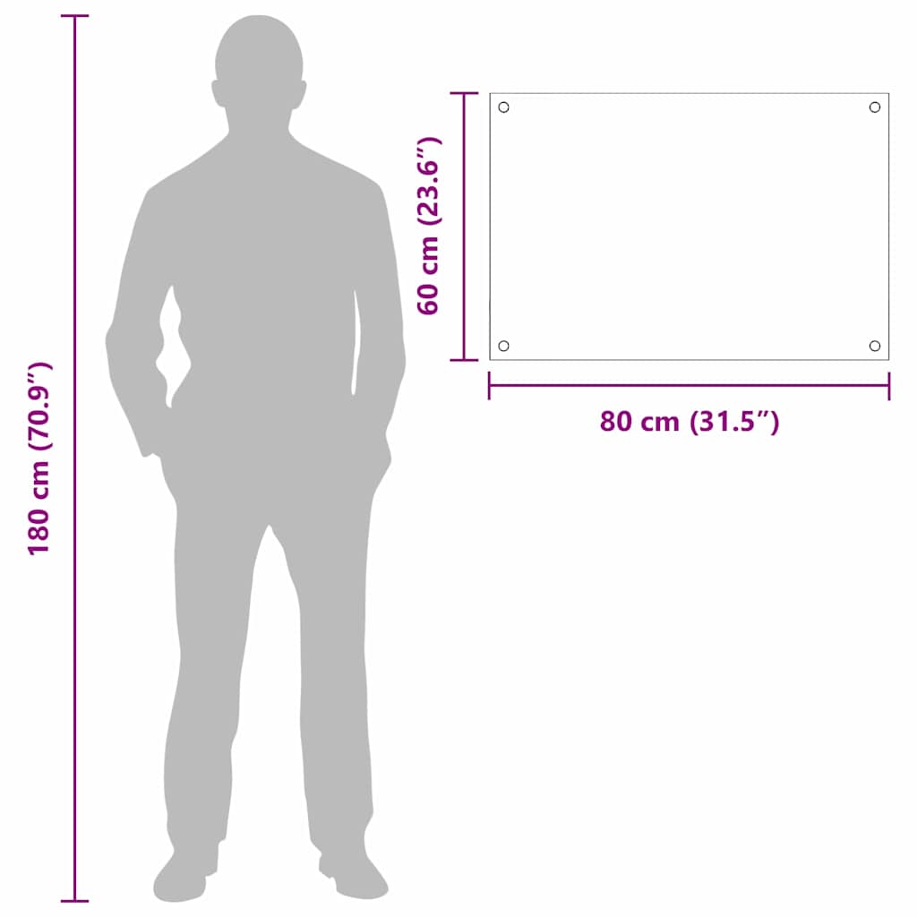 Spate de bucătărie Negru 80 x 60 cm sticlă securizată GartenMobel Dekor