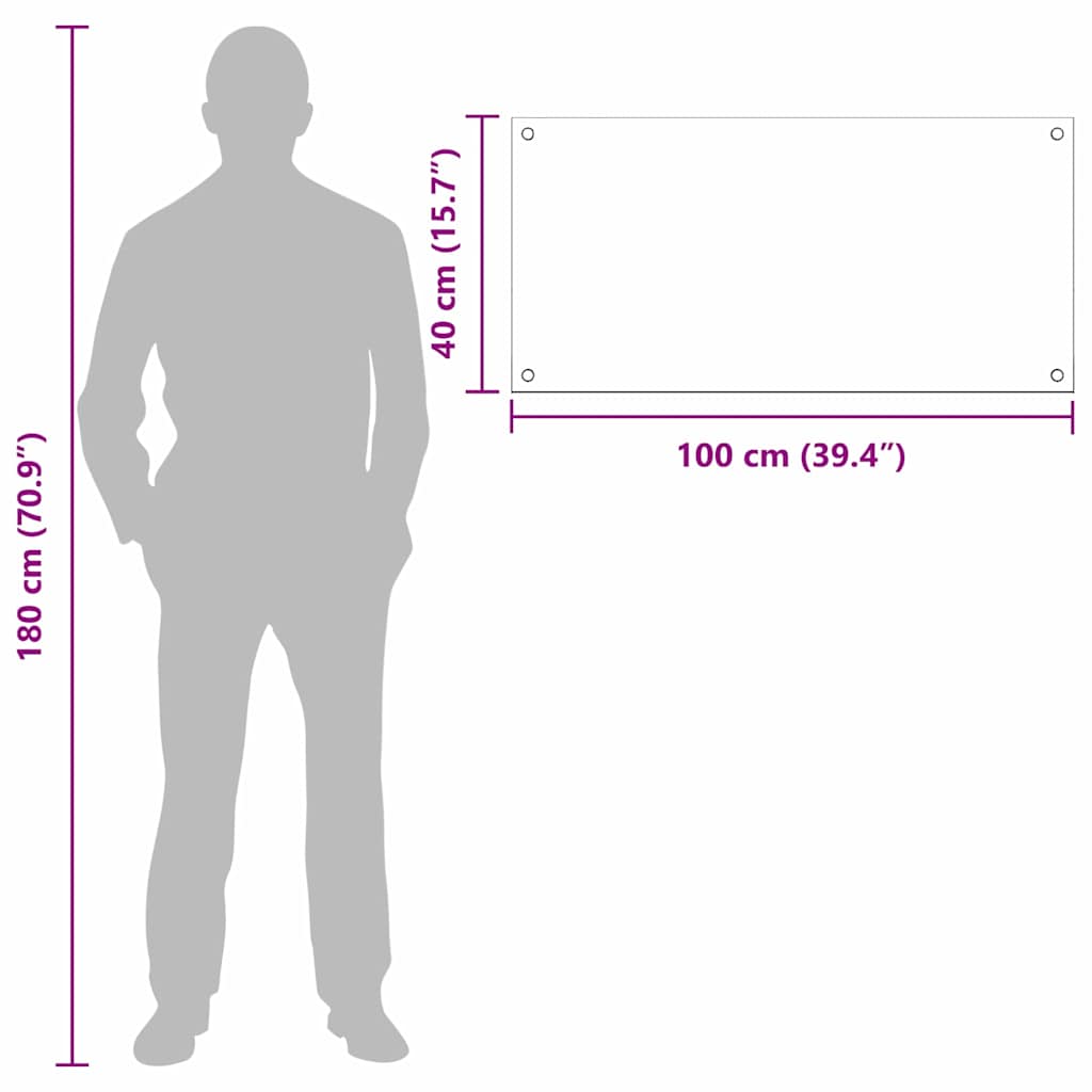 Spate de bucătărie Transparent 100 x 40 cm sticlă securizată GartenMobel Dekor