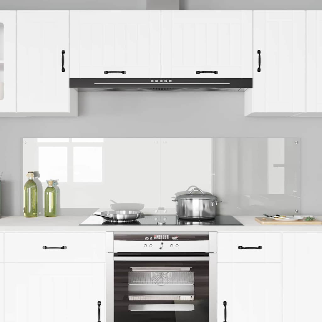 Spate de bucătărie Transparent 90 x 50 cm sticlă securizată GartenMobel Dekor