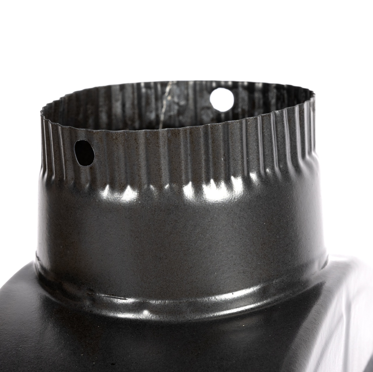 Burlan recuperator caldura, plat, 120 mm, Gri mat FarmGarden AgroTrade