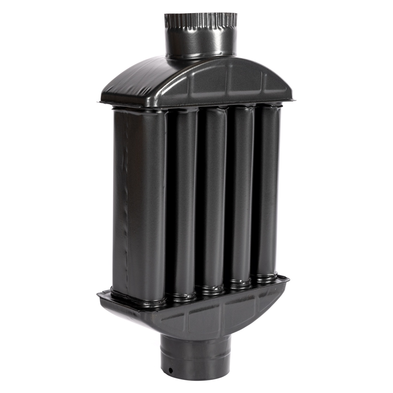 Burlan recuperator caldura, plat, 120 mm, Gri mat FarmGarden AgroTrade