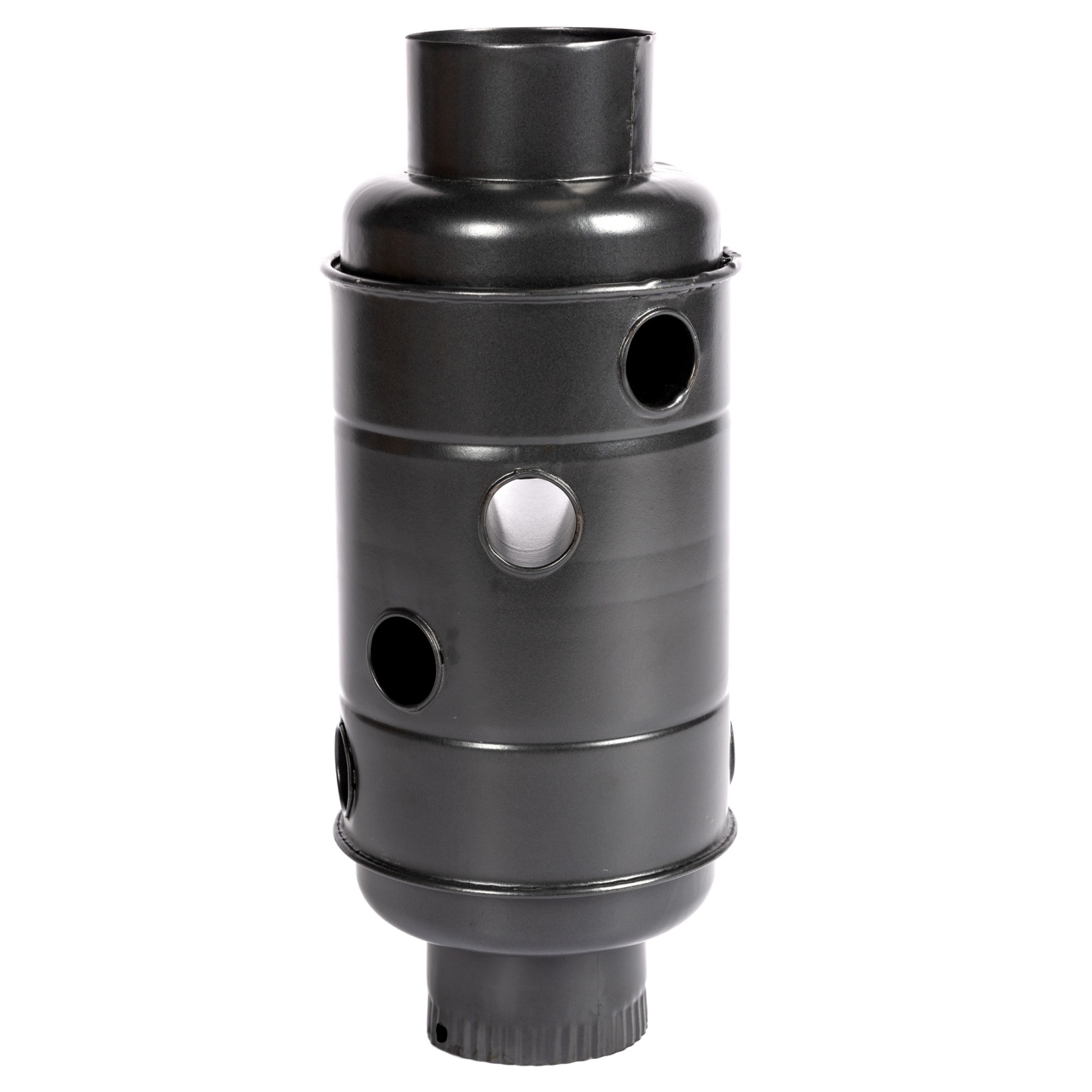 Burlan recuperator caldura, rotund, 120 mm, Gri mat FarmGarden AgroTrade