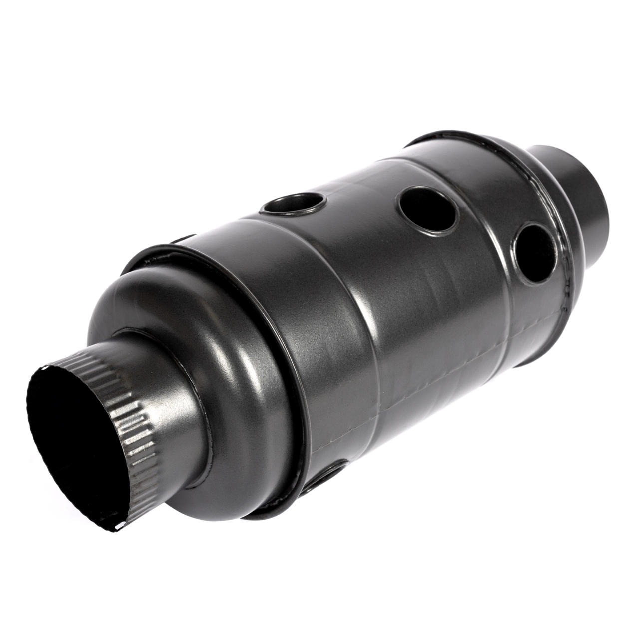 Burlan recuperator caldura, rotund, 120 mm, Gri mat FarmGarden AgroTrade