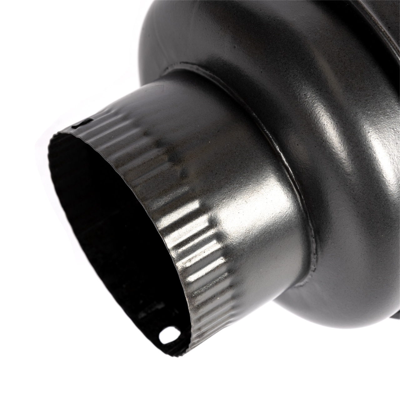 Burlan recuperator caldura, rotund, 120 mm, Gri mat FarmGarden AgroTrade