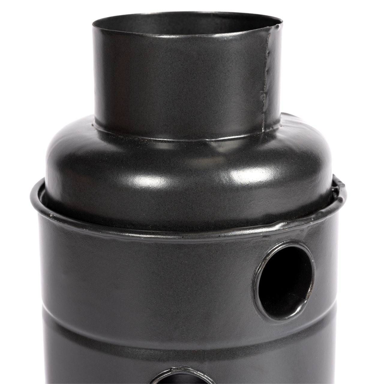 Burlan recuperator caldura, rotund, 120 mm, Gri mat FarmGarden AgroTrade