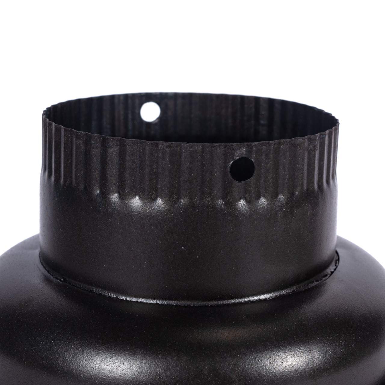 Burlan recuperator caldura, rotund, 130 mm, Gri mat FarmGarden AgroTrade