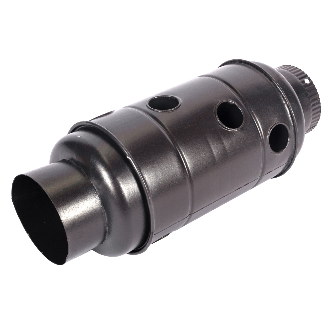 Burlan recuperator caldura, rotund, 130 mm, Gri mat FarmGarden AgroTrade