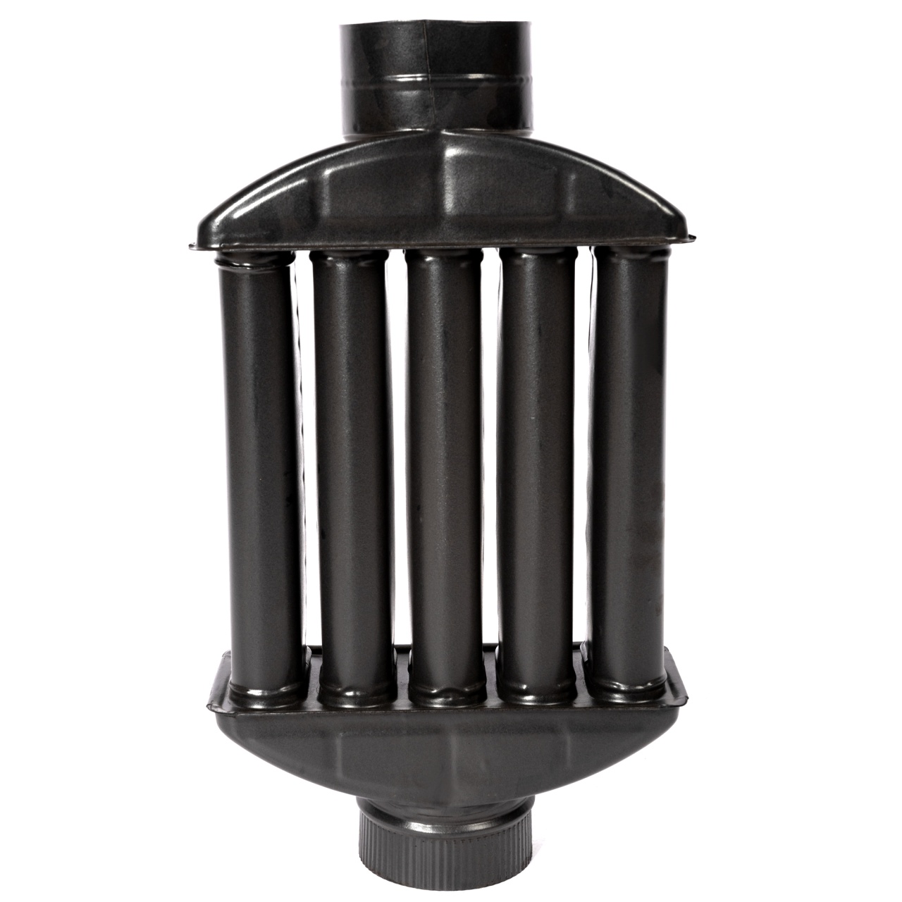 Burlan recuperator caldura plat, 130 mm, Gri mat FarmGarden AgroTrade