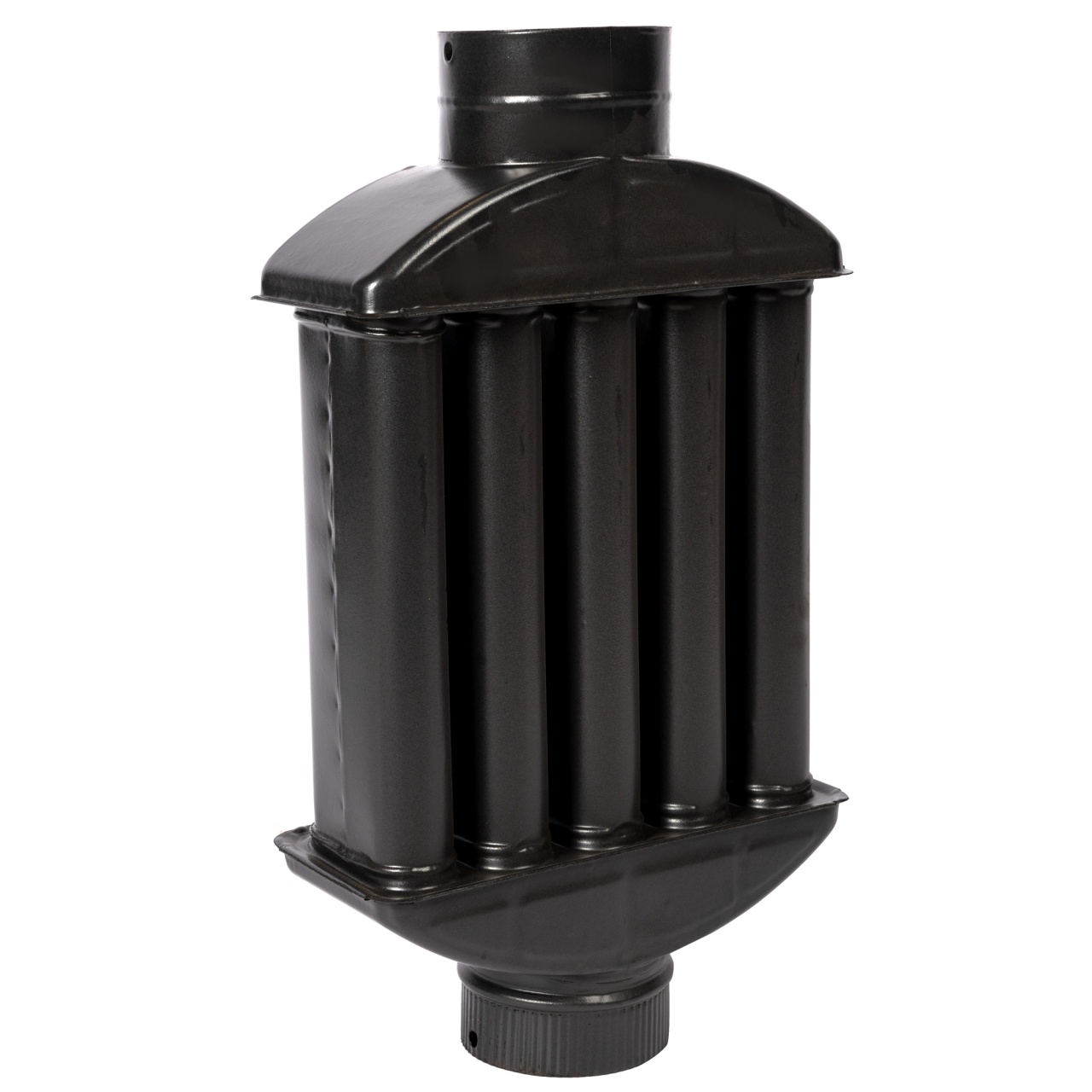 Burlan recuperator caldura plat, 130 mm, Gri mat FarmGarden AgroTrade