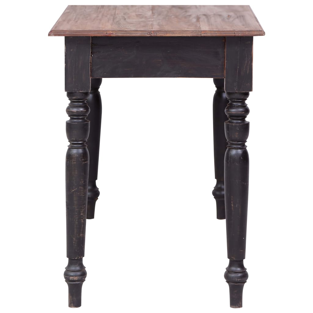 Birou cu 3 sertare, 117 x 57 x 75 cm, lemn masiv de mahon GartenMobel Dekor