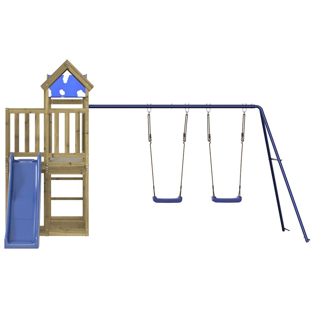 Set de joacă pentru exterior, lemn de pin impregnat GartenMobel Dekor