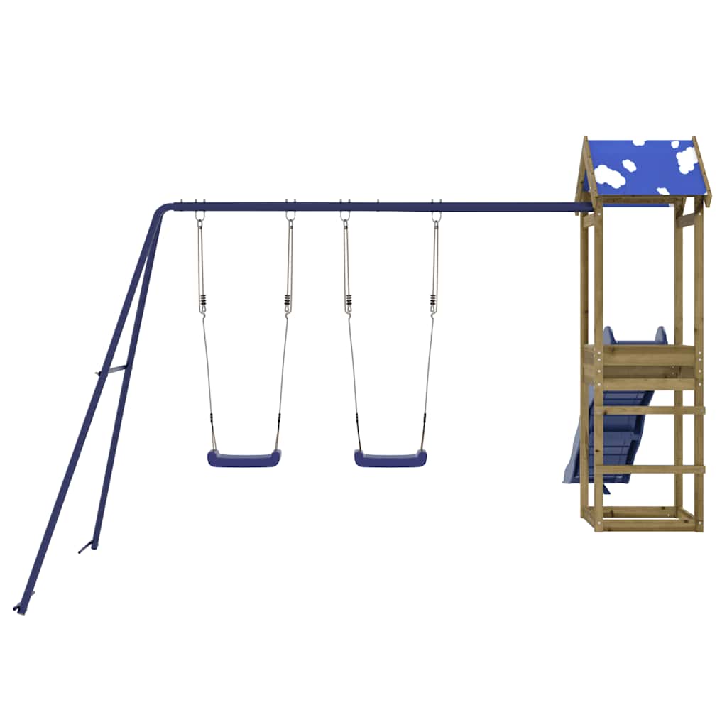 Set de joacă pentru exterior, lemn de pin impregnat GartenMobel Dekor