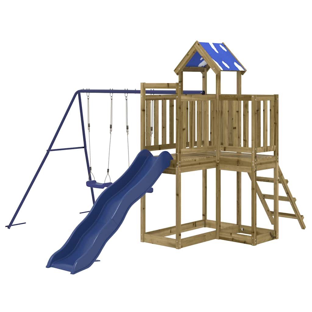 Set de joacă pentru exterior, lemn de pin impregnat GartenMobel Dekor