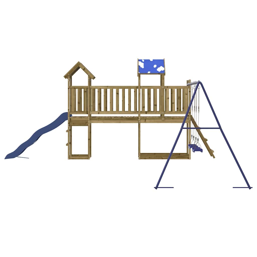 Set de joacă pentru exterior, lemn de pin impregnat GartenMobel Dekor