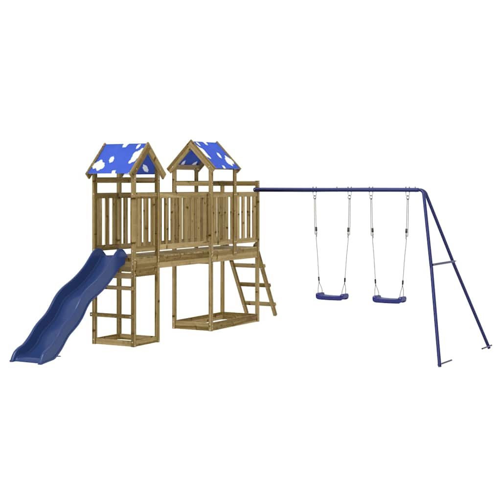 Set de joacă pentru exterior, lemn de pin impregnat GartenMobel Dekor