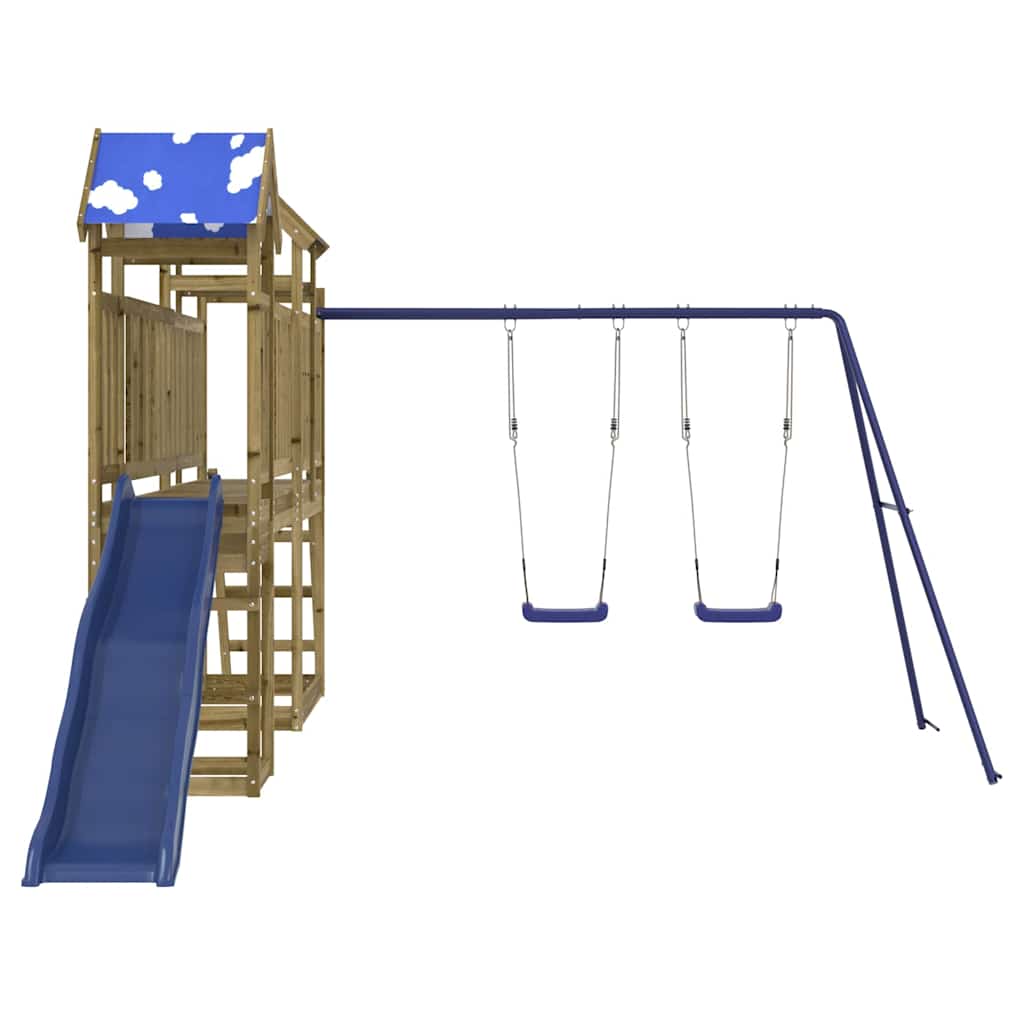 Set de joacă pentru exterior, lemn de pin impregnat GartenMobel Dekor