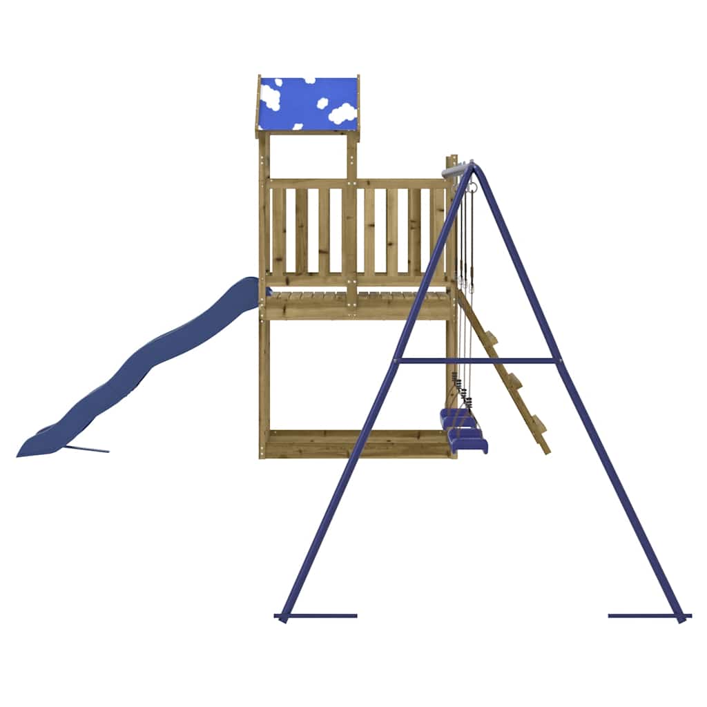 Set de joacă pentru exterior, lemn de pin impregnat GartenMobel Dekor