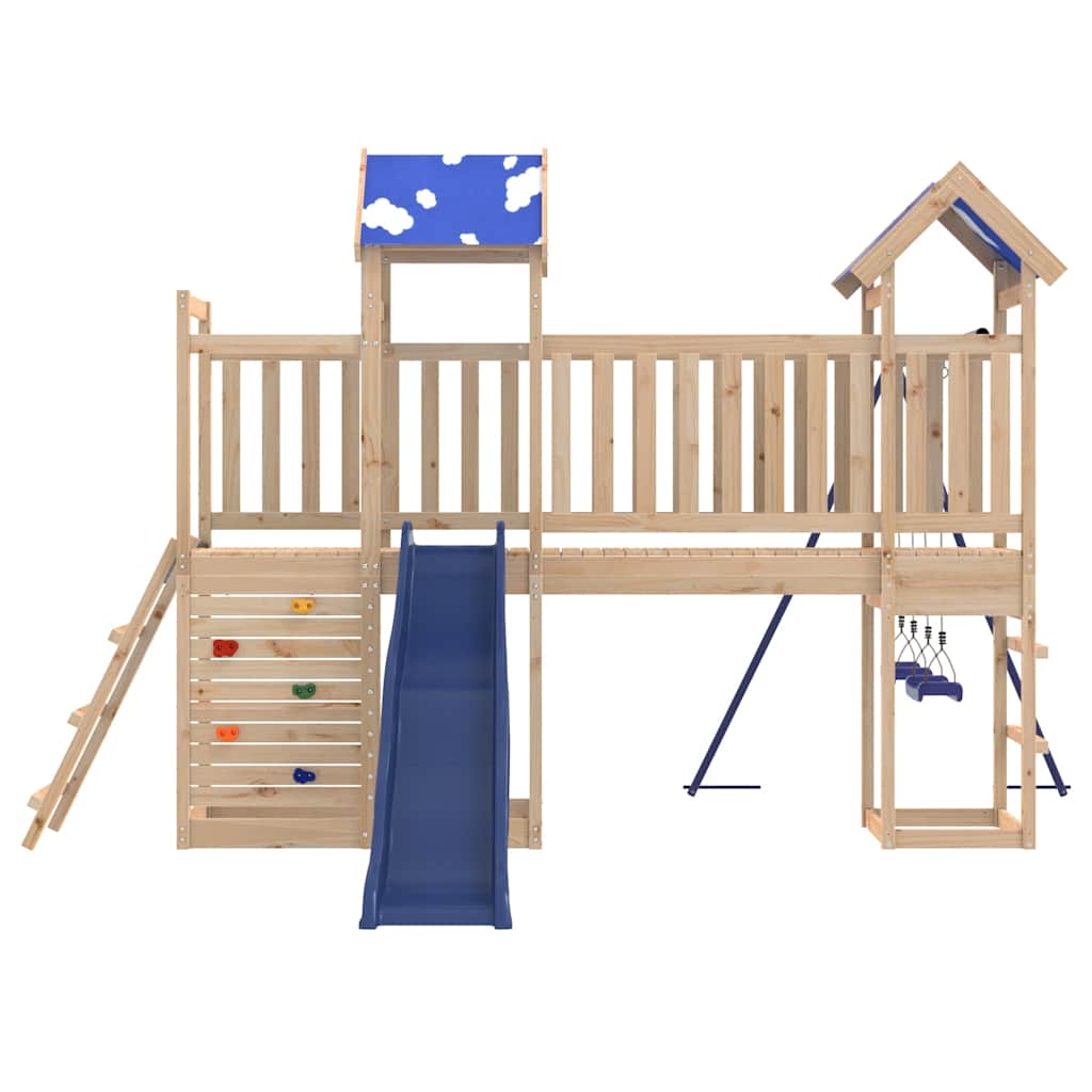 Set de joacă pentru exterior, lemn masiv de pin GartenMobel Dekor