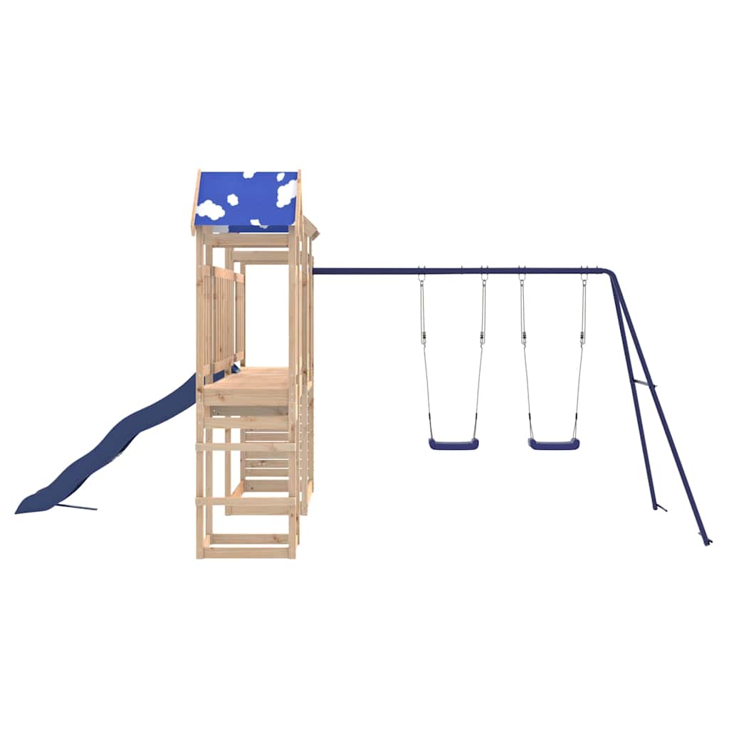 Set de joacă pentru exterior, lemn masiv de pin GartenMobel Dekor