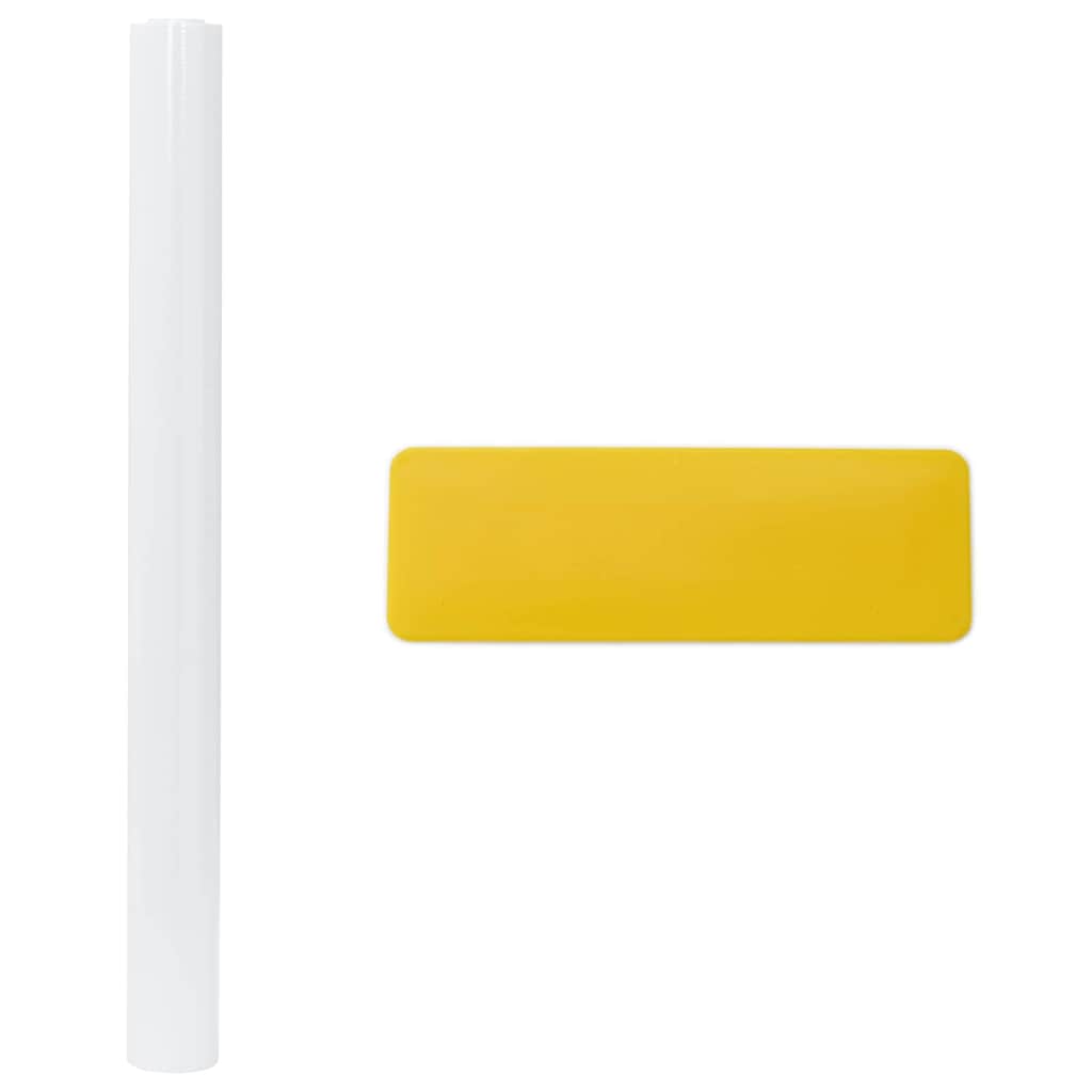 Folie pentru Fereastră Statică Alb Fros 90 x 2000 cm PVC GartenMobel Dekor