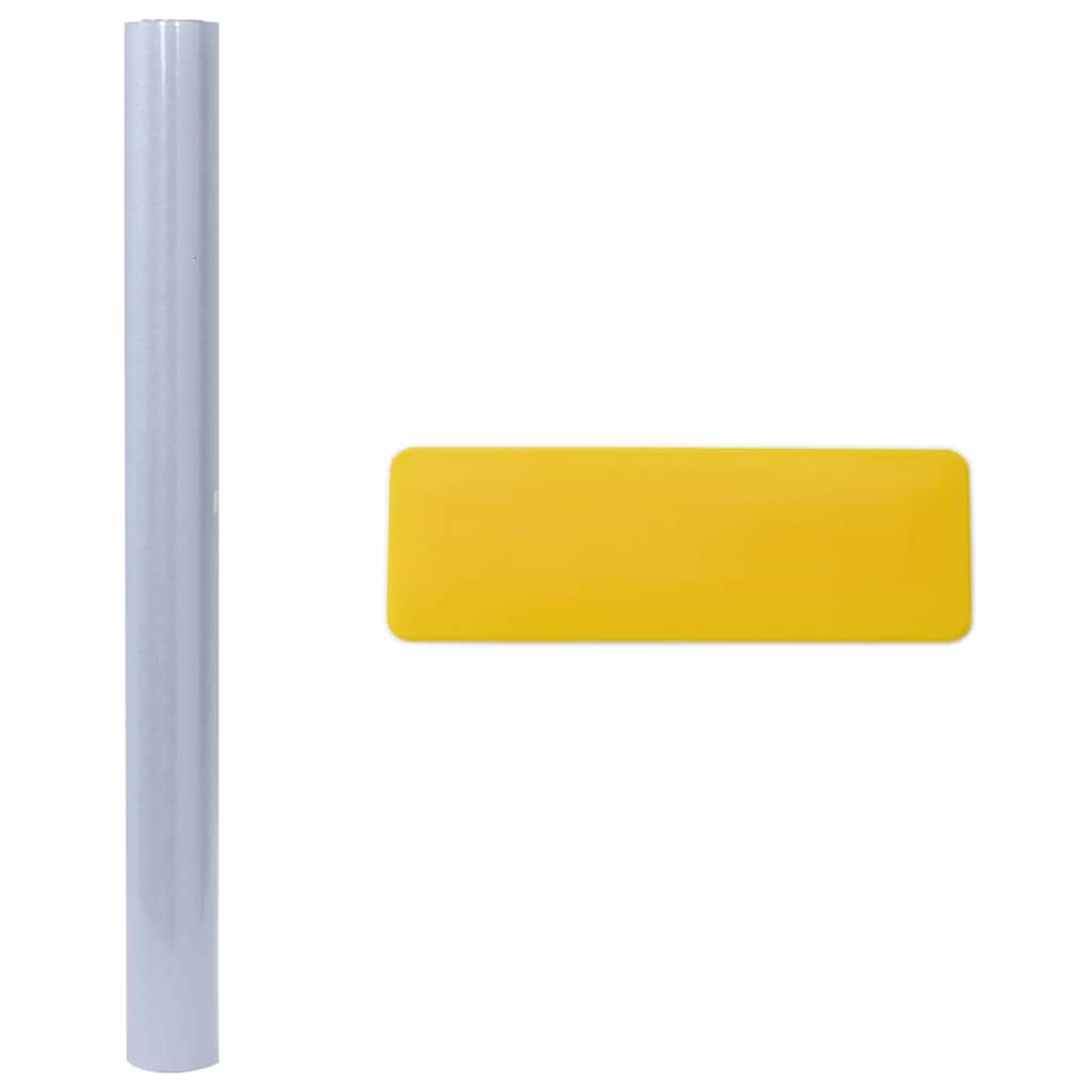 Folie pentru Fereastră Statică Gri Fros 90 x 500 cm PVC GartenMobel Dekor