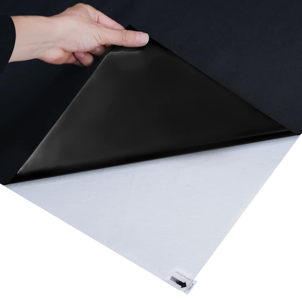 Folie pentru Fereastră Statică Negru 45 x 1000 cm PVC GartenMobel Dekor