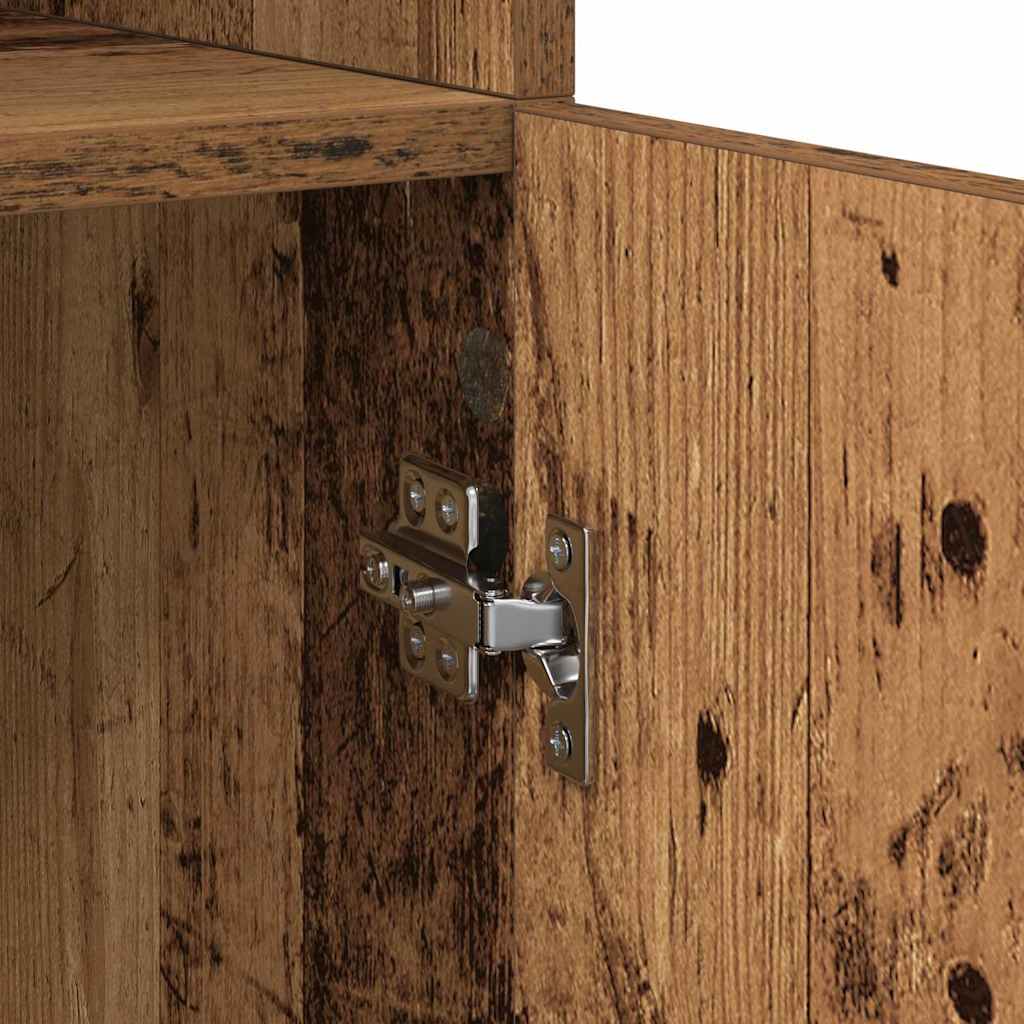 Bufet Lemn Vechi 80 x 42,5 x 185 cm Lemn compozit GartenMobel Dekor