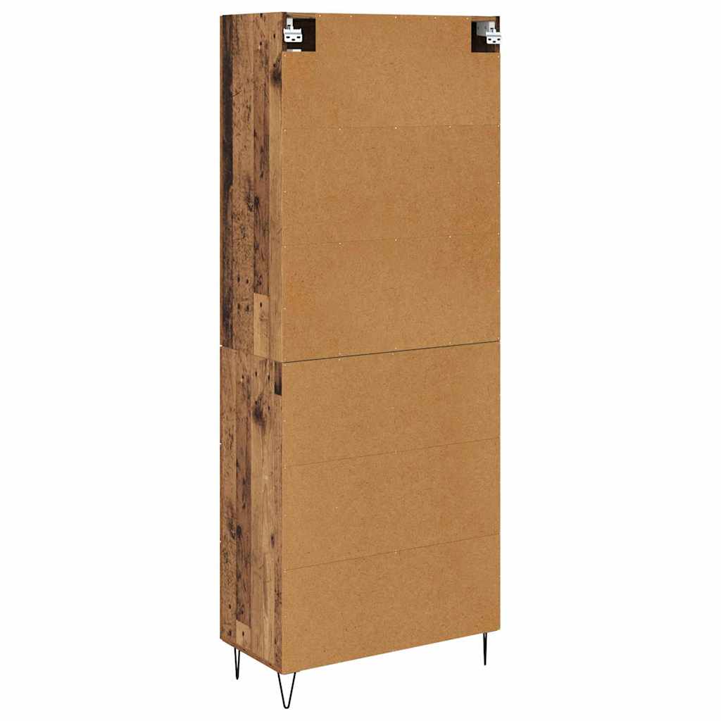 Bufet cu sertar Lemn Vechi 69,5 x 34 x 180 cm Lemn compozit GartenMobel Dekor