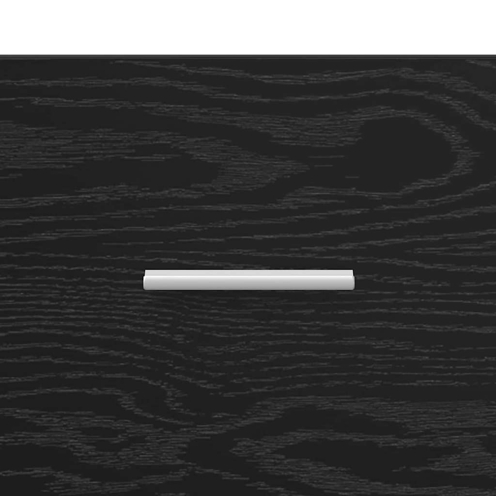 Bufet cu sertar Stejar Negru 45 x 42,5 x 185 cm Lemn compozit GartenMobel Dekor