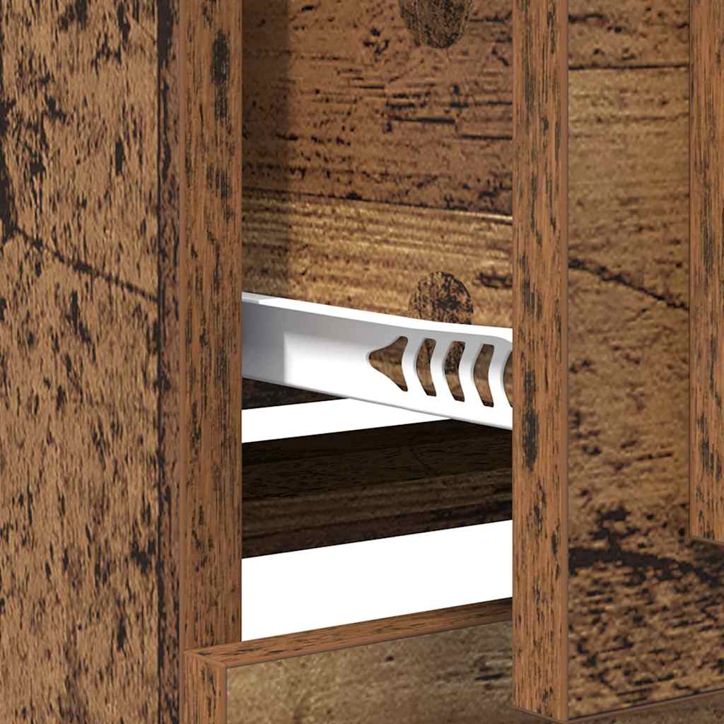 Bufeturi 3 pcs Stejar Negru 210 x 35,5 x 67,5 cm Lemn compozit GartenMobel Dekor