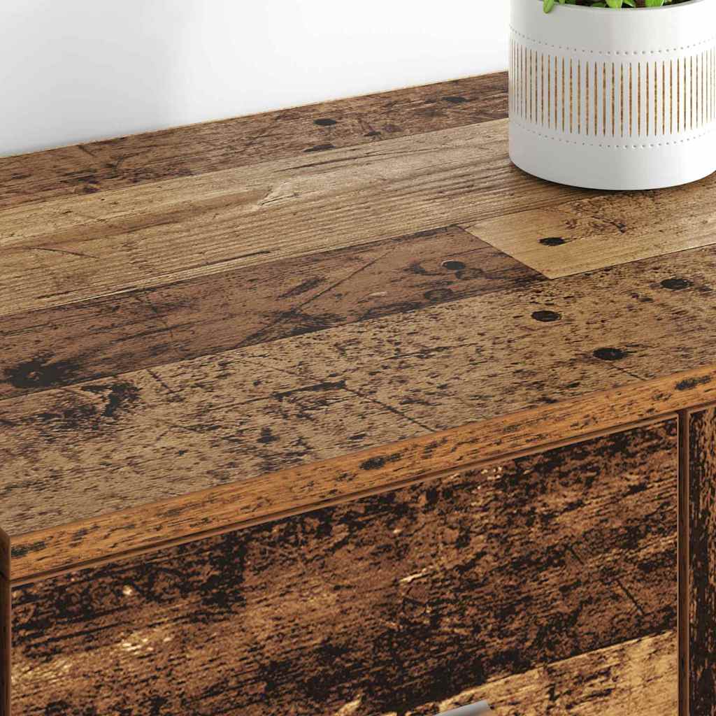 Bufeturi Corona 2 pcs Lemn Vechi 59 x 39 x 80 cm Lemn compozit GartenMobel Dekor