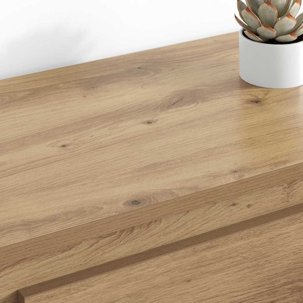 Bufeturi cu sertar 2 pcs Stejar Artizanal 70 x 35,5 x 67,5 cm GartenMobel Dekor