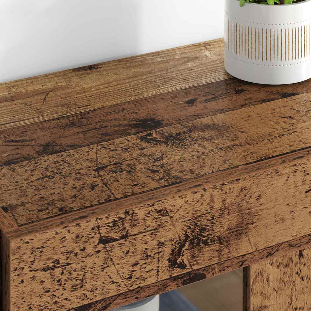 Mobilier cu Montaj pe Perete 2 pcs Lemn Vechi 69,5 x 34 x 90 cm GartenMobel Dekor