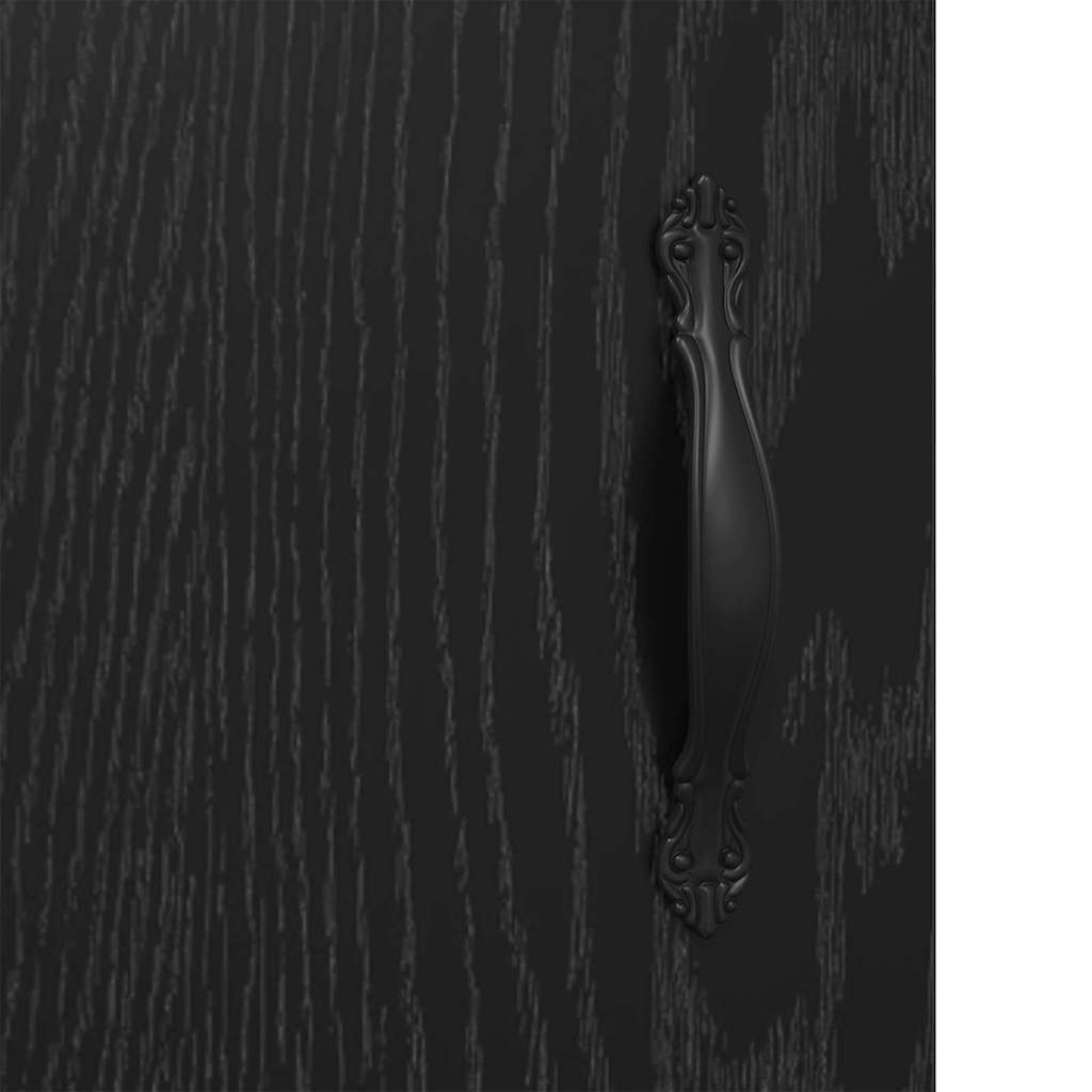 Mobilier cu Montaj pe Perete 2 pcs Stejar Negru GartenMobel Dekor