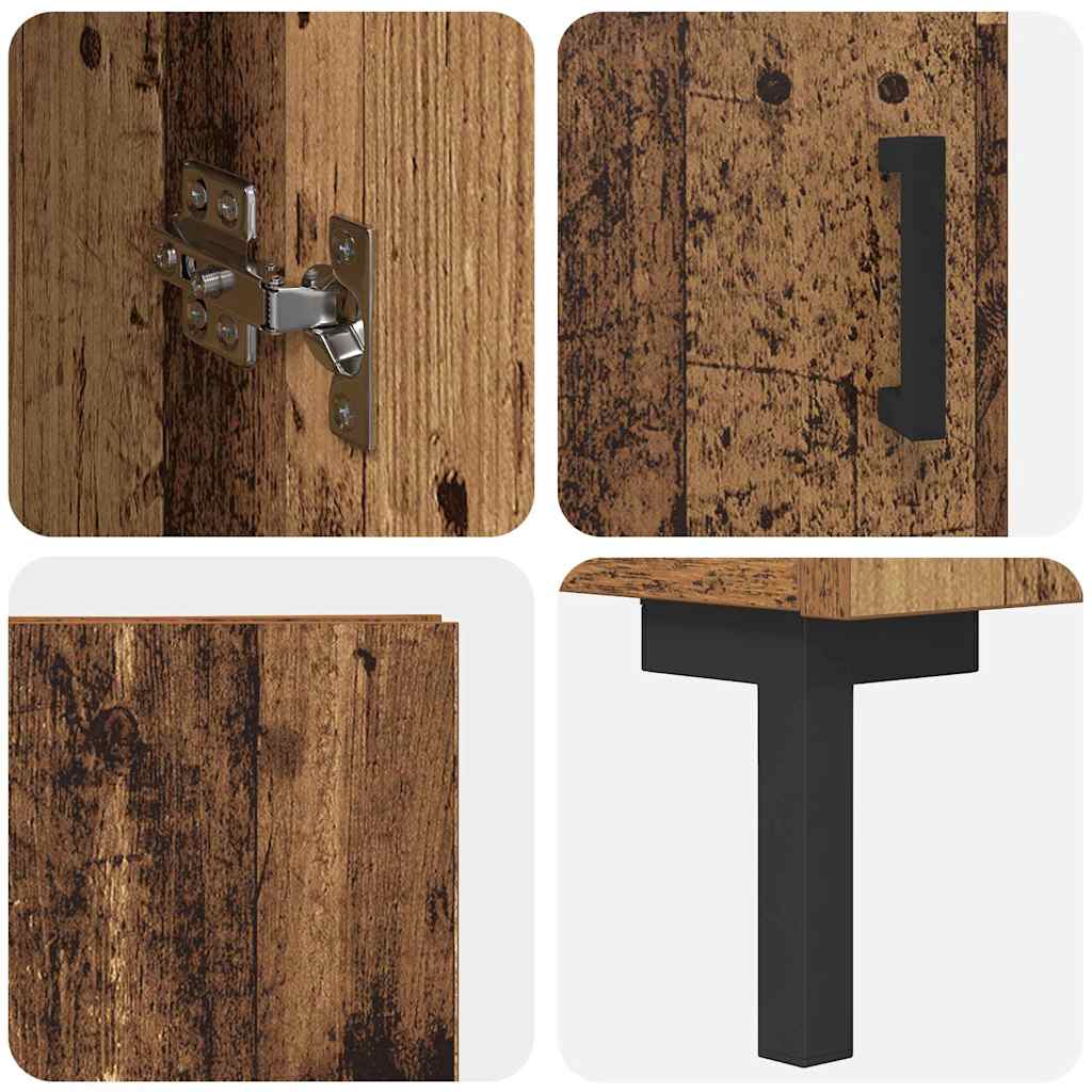 Bufet Lemn Vechi 34,5 x 34 x 180 cm Lemn compozit GartenMobel Dekor